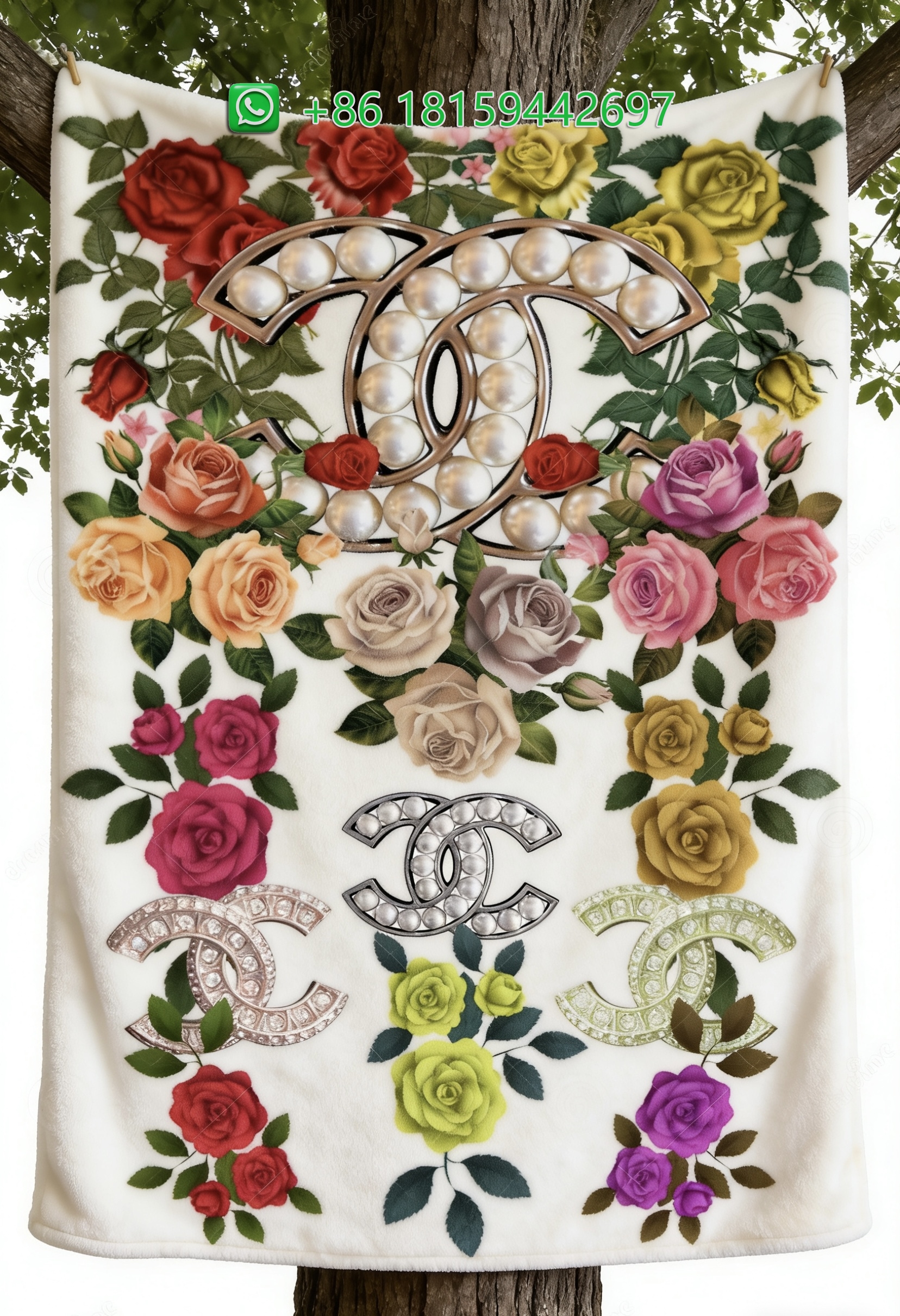Chanel Throw Blankets